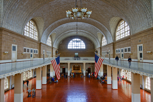 Hall du musée d'Ellis Island